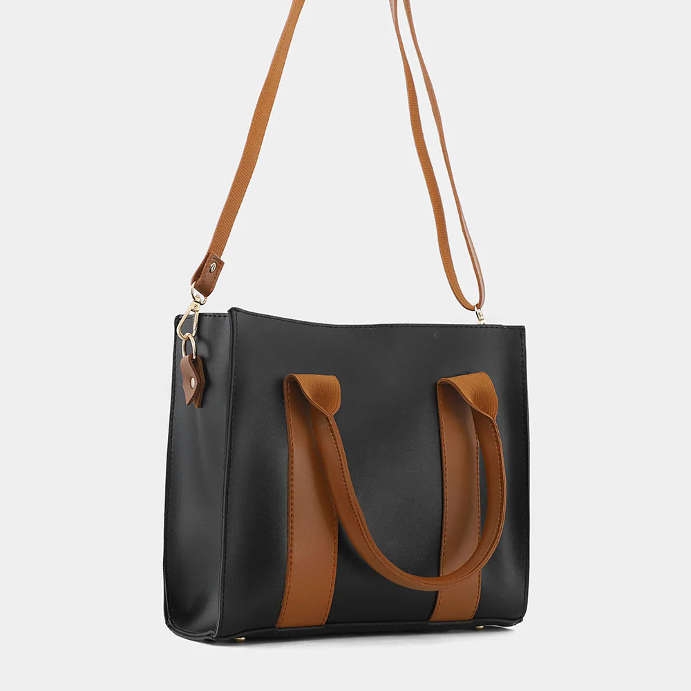 ZENITH BLACK COLOR TOTE BAG