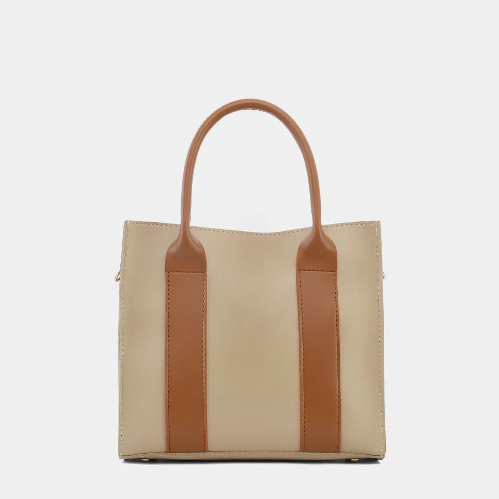 ZENITH CAMEL COLOR TOTE BAG